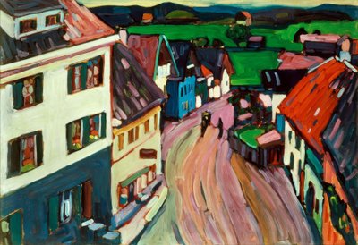 View from the Window of Griesbräu by Wassily Kandinsky